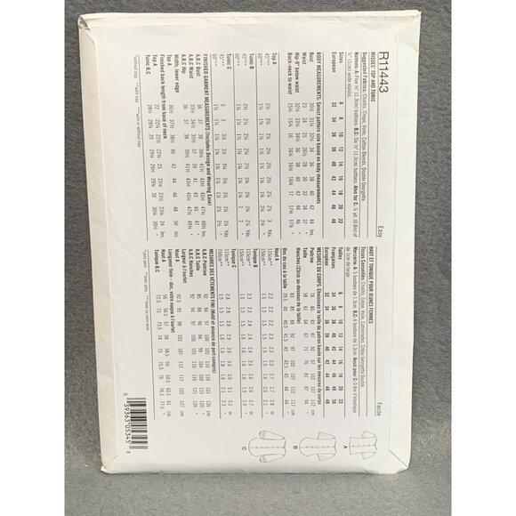 Simplicity Womens Blouse Sewing Pattern R11443 Sizes 14-22 Easy-to-Sew - Picture 2 of 2